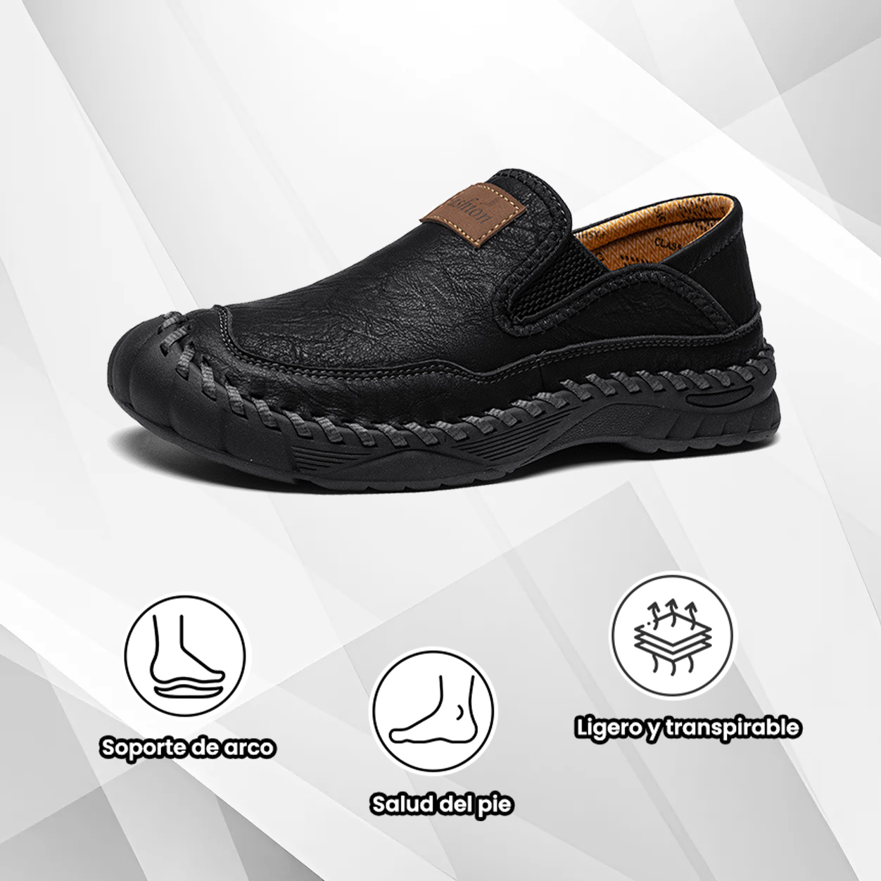 (🔥50% de descuento hoy - ¡cógelo!) Zapatos ortopédicos elegantes de primera calidad 👞 - Diseño ergonómico para aliviar el dolor