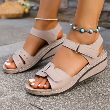 🎁Oferta por tiempo limitado: 30% de descuento 🔴Sandalias ajustables de punta abierta 🦶Elegantes y cómodas, protegen tus pies ✅Disponibles en varias tallas