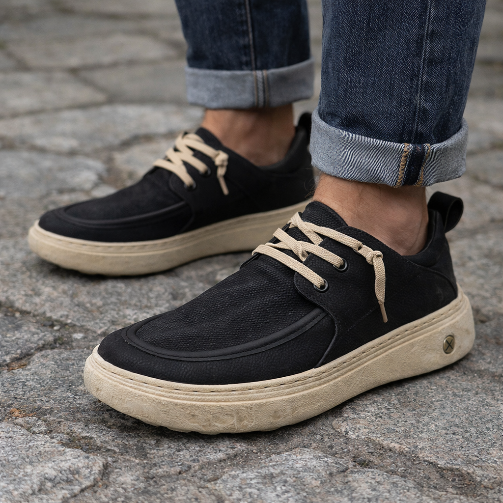 🔥 Zapatos de piel de becerro para hombre, hechos a mano en Australia 👞 Alivio inteligente del dolor, fáciles de poner y quitar ✅ Totalmente correctivos: impermeables y antideslizantes