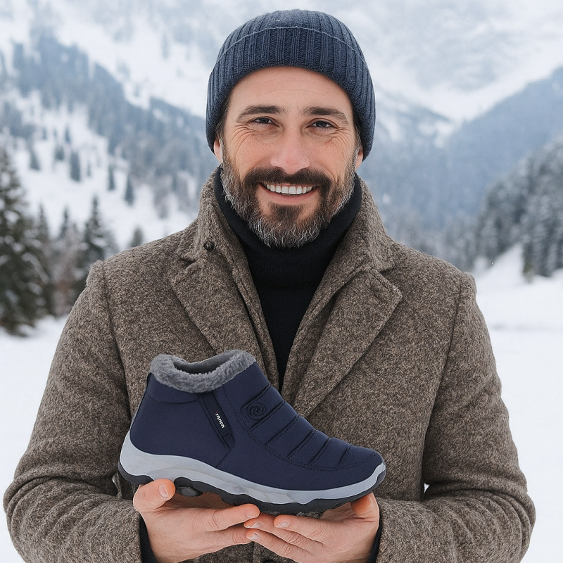 🔥Oferta por tiempo limitado, ¡disfruta de un 30% de descuento!⏰ Zapatos ortopédicos de una marca australiana de lujo: zapatos ortopédicos para caminar cálidos, duraderos e impermeables🦶 con soporte elástico para el tobillo.