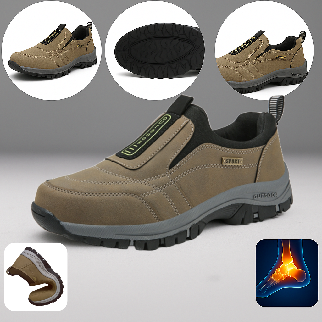 🔴Zapatos de ante de alta calidad🦶Alivian el dolor de pies y la fascitis plantar - Impermeables y antideslizantes✅Disponibles en una amplia gama de tallas
