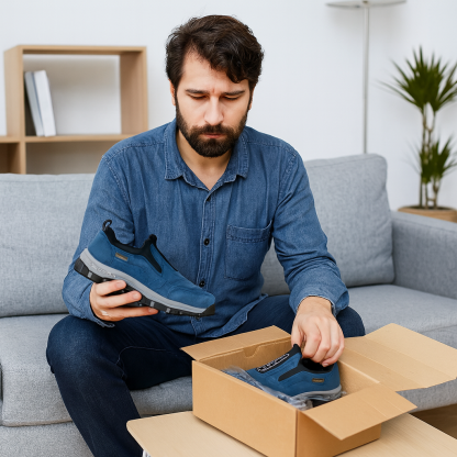 ¡Último día! ¡30% de descuento! ⏰Zapatos ortopédicos de lujo para hombre con diseño ergonómico✅ Suaves, cómodos y con excelente soporte🦶 - Alivia eficazmente el dolor de pies