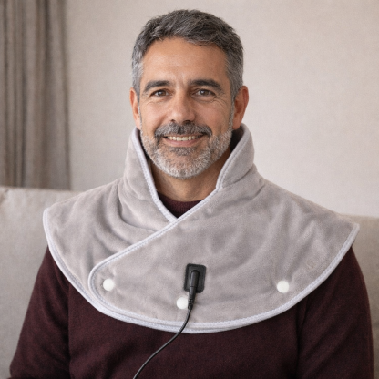 Masajeador de cuello y hombros con calefacción