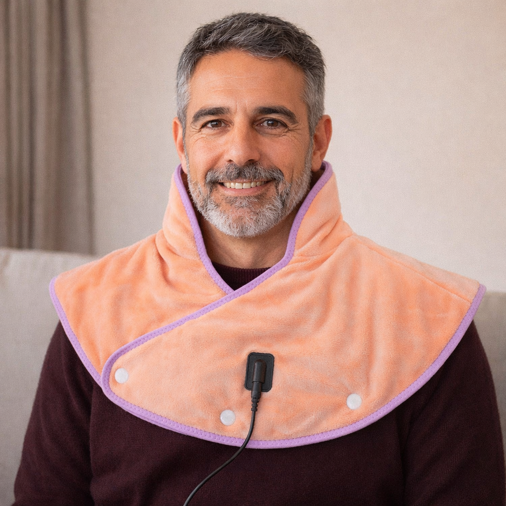 Masajeador de cuello y hombros con calefacción