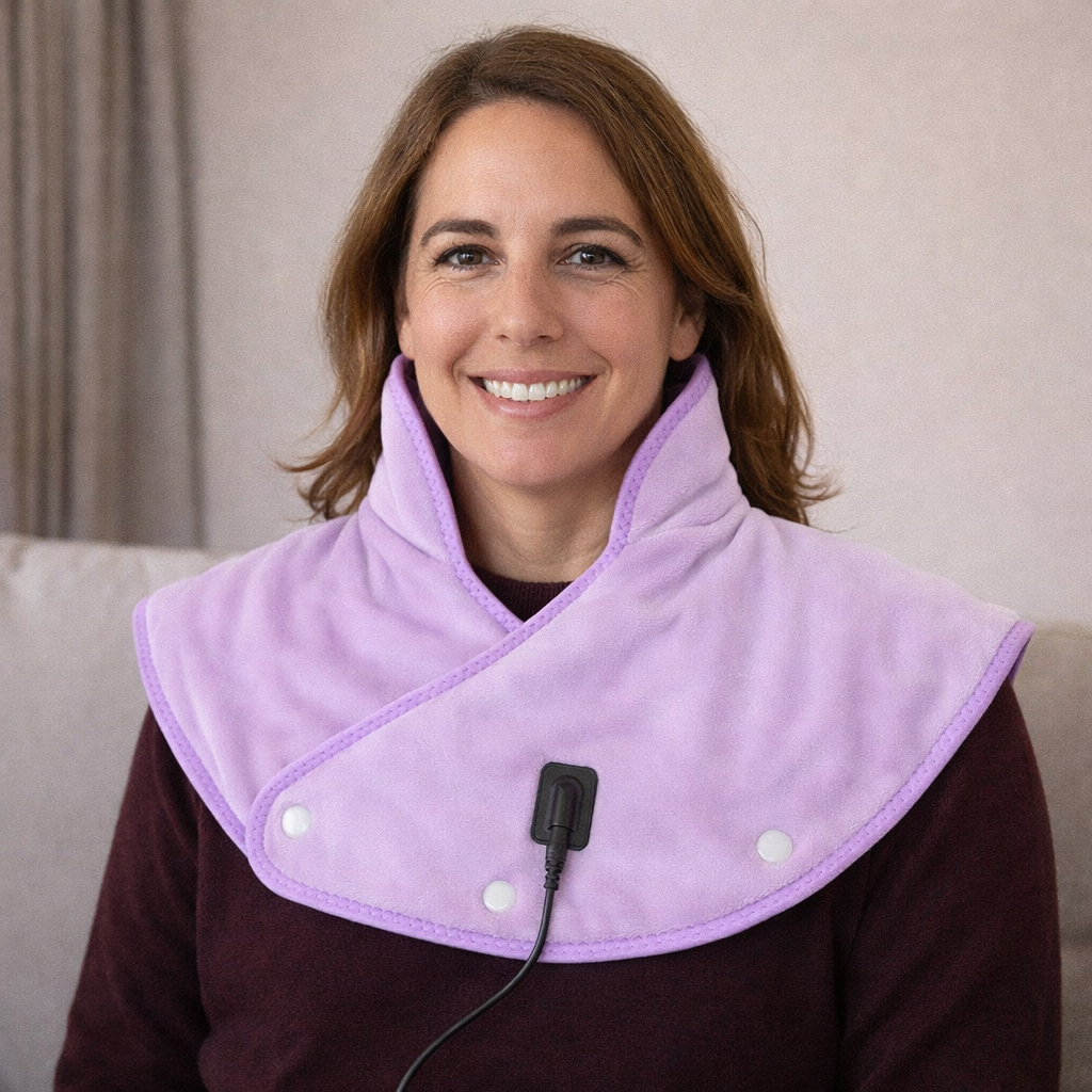 Masajeador de cuello y hombros con calefacción