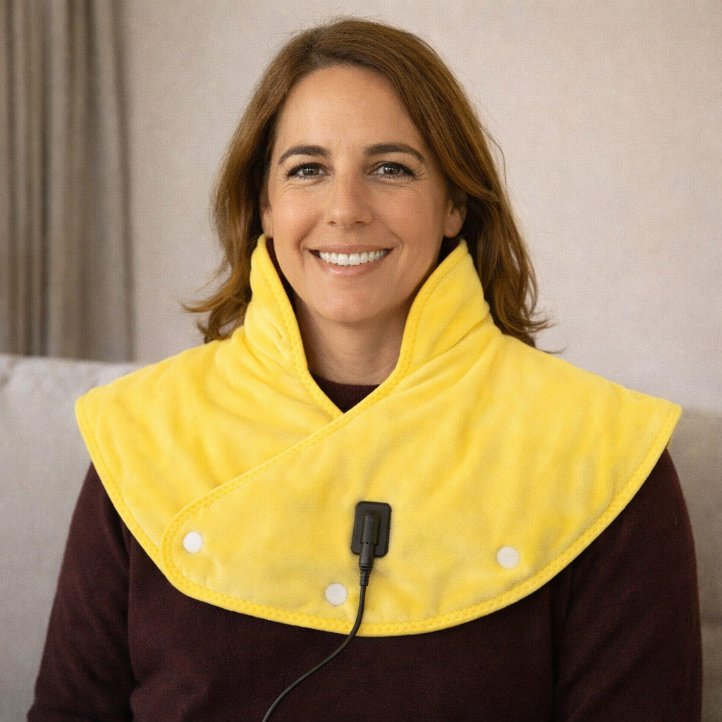 Masajeador de cuello y hombros con calefacción