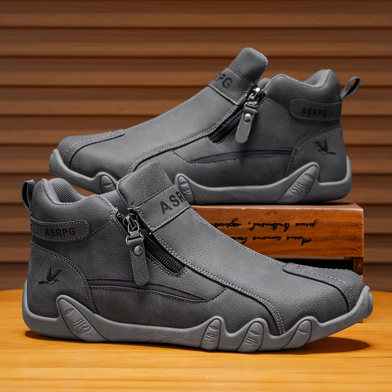 ⏰30% de descuento por tiempo limitado🔥 Zapatos de cuero cosidos a mano en Australia 👞 Fáciles de poner y quitar ✅ Soporte de arco para aliviar el dolor - Impermeable y antideslizante