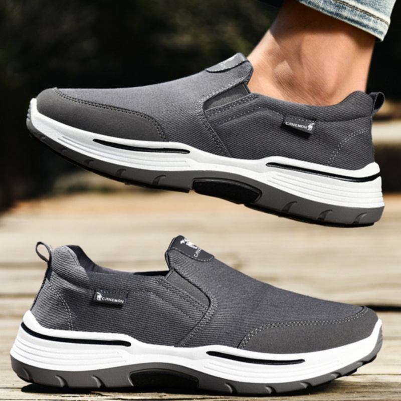 🔥Zapatillas ortopédicas de diseño ergonómico⏰ Zapatillas de lona ligeras y transpirables 👞 Amplia gama de tallas: camina con confianza