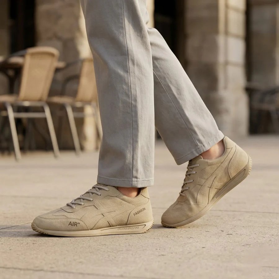 🔥 Zapatos ortopédicos de gamuza australiana para hombre, hechos a mano 👞 Alivio inteligente del dolor, fáciles de poner y quitar ✅ Impermeables y antideslizantes - Amplia gama de tallas disponibles