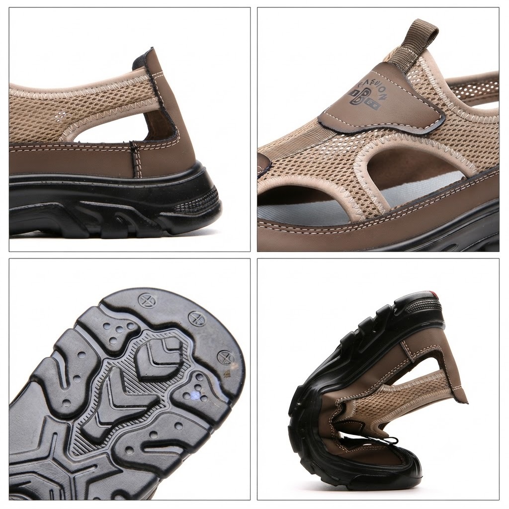 ⏰Último día, 30% de descuento - ¡No te lo pierdas!✅ Sandalias cómodas, con soporte para el arco del pie, alivian el dolor de pies - Diseño ergonómico