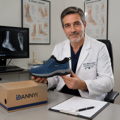 🔥 Zapatos ortopédicos para hombre hechos a mano en Australia 👞 Alivio inteligente del dolor, fáciles de poner y quitar ✅ Impermeables y antideslizantes - Disponibles en todas las tallas