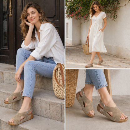 🎉 ¡30% de descuento hoy! ¡No te lo pierdas! ⏰ Zapatos ortopédicos ergonómicos de verano con soporte para el arco del pie 👞 Alivian fácilmente el dolor de pies