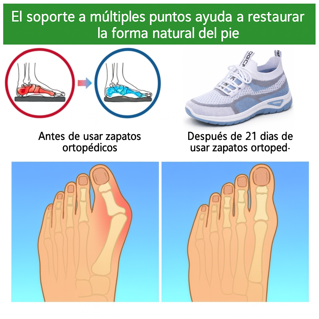 【🎁Oferta por tiempo limitado】Zapatos casuales ergonómicos para mujer👞 - El soporte para el arco proporciona comodidad y alivia fácilmente el dolor de pies🦶