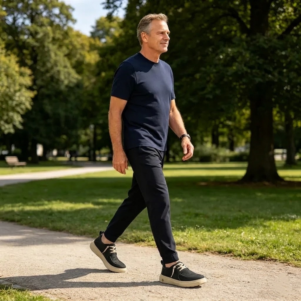 🔥 Zapatos de piel de becerro para hombre, hechos a mano en Australia 👞 Alivio inteligente del dolor, fáciles de poner y quitar ✅ Totalmente correctivos: impermeables y antideslizantes