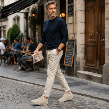 🔥 Zapatos ortopédicos de gamuza australiana para hombre, hechos a mano 👞 Alivio inteligente del dolor, fáciles de poner y quitar ✅ Impermeables y antideslizantes - Amplia gama de tallas disponibles