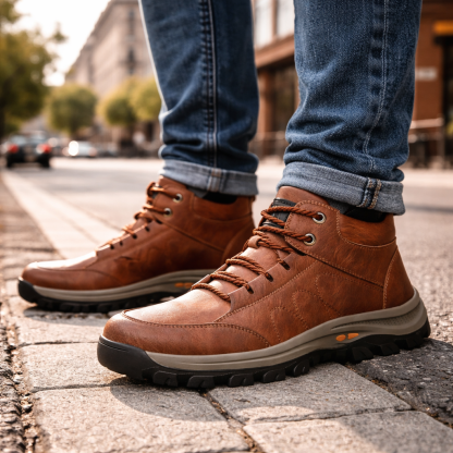🎁Oferta por tiempo limitado: 30% de descuento🔴Zapatos de cuero de alta calidad🦶Alivian el dolor de pies y la fascitis plantar - Impermeables y antideslizantes✅Disponibles en varias tallas