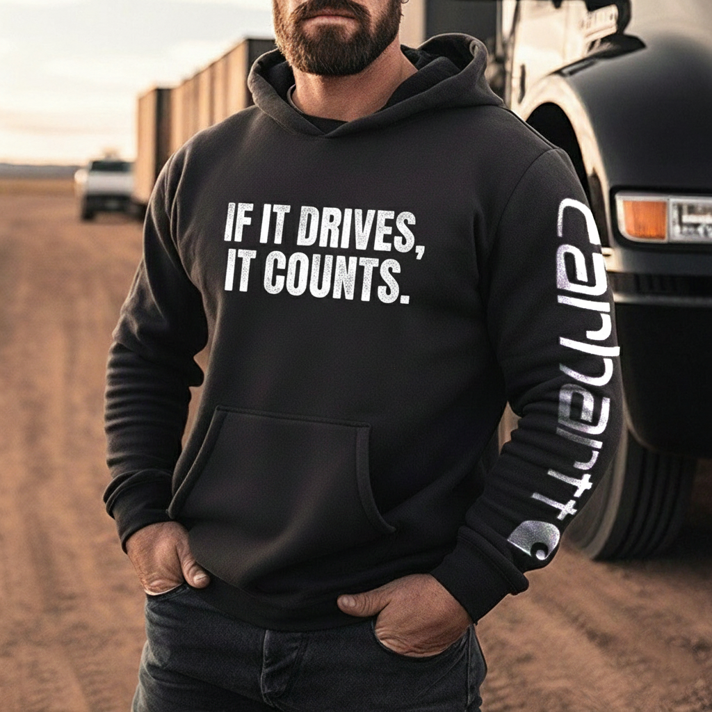 [Copy]Dark Subtle Pattern Hoodie | Minimalist Textured Casual Sweatshirt