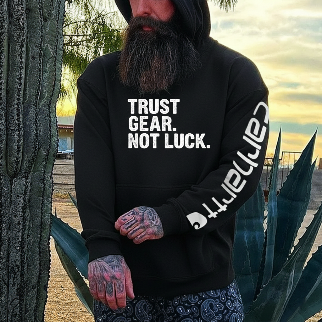 "The Road Ends. I Begin." Slogan Hoodie | Adventure Statement Casual Sweatshirt