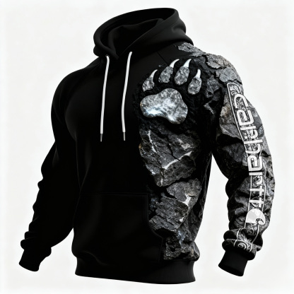 Vip men's effect loose casual Long sleeve hooded sweatshirt