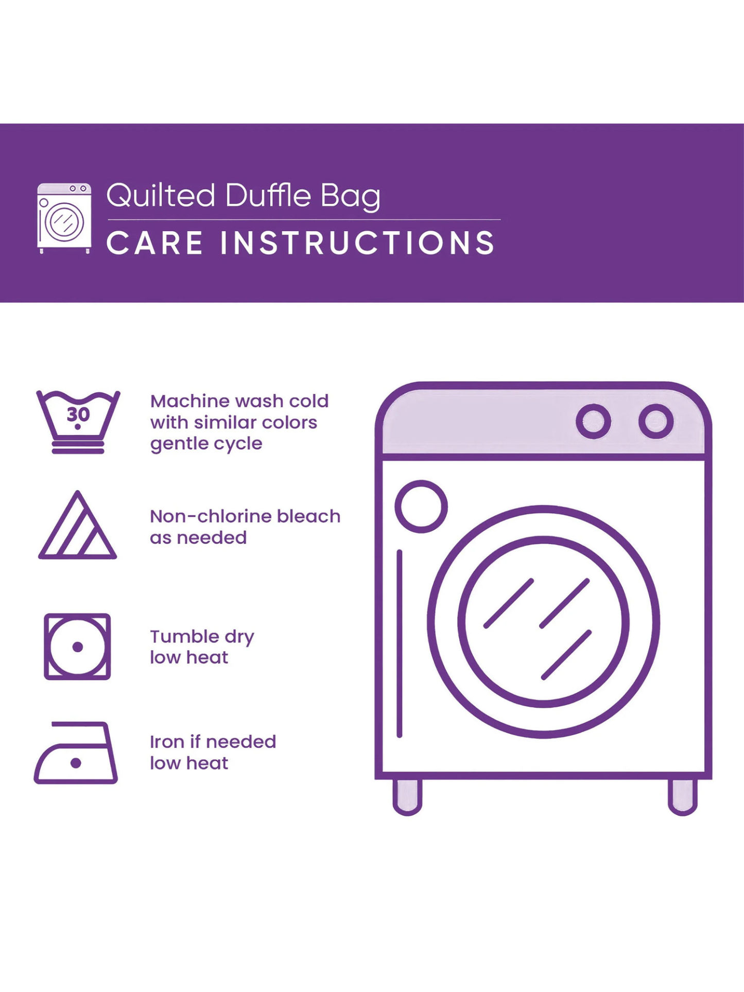 Camping Van Quilted Duffle Bag