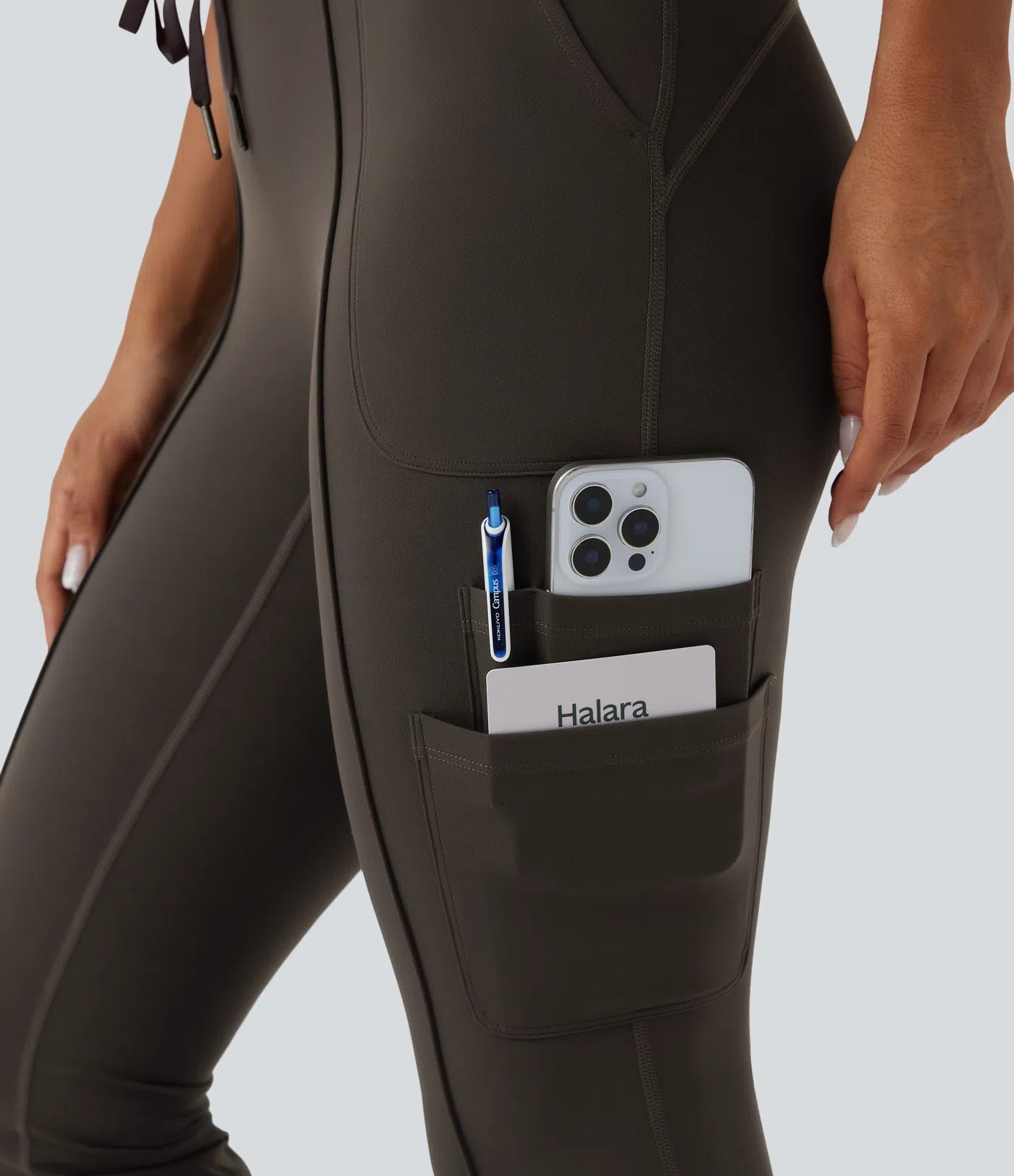 Utility sport functional cargo pocket high-waist Yoga Pants