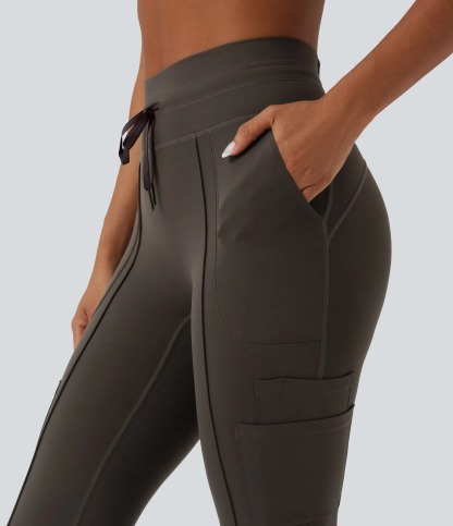 Utility sport functional cargo pocket high-waist Yoga Pants
