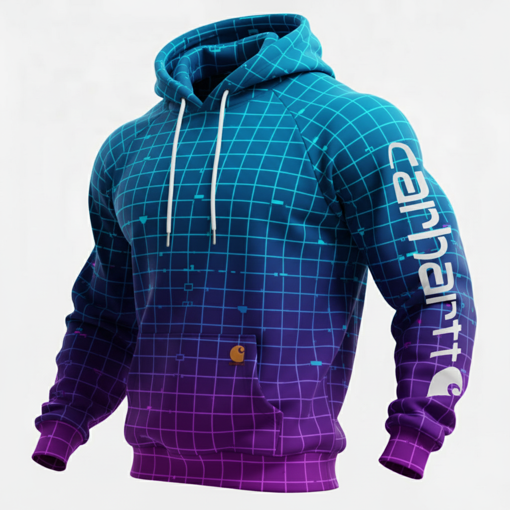 Futuristic Urban Aestheticn Style Graphic Hoodie