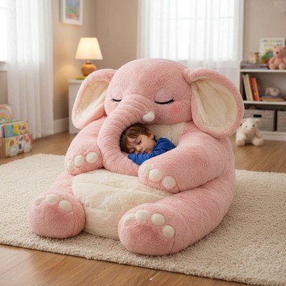 Playful Oversized Land Animal Character Warm Fleece Wearable Sleeping Bag