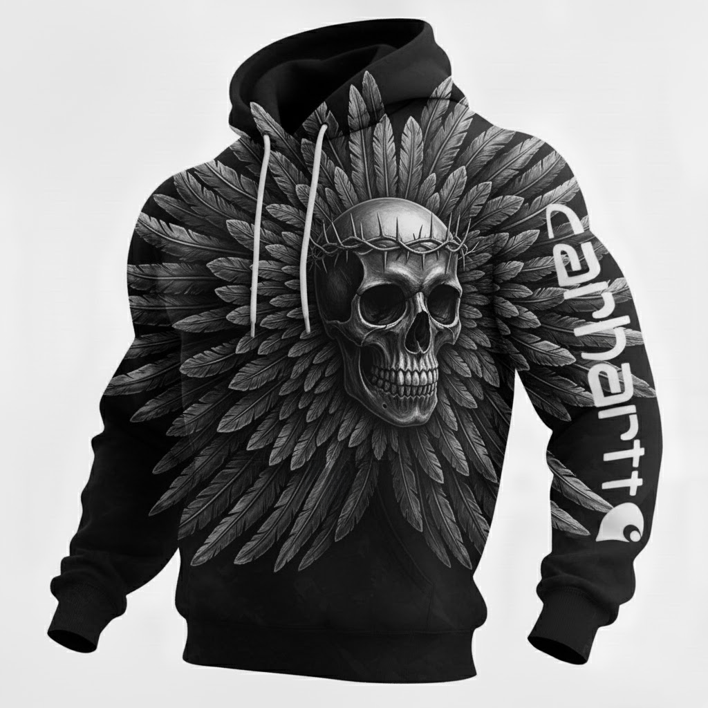 Vip men's effect loose casual Long sleeve hooded sweatshirt