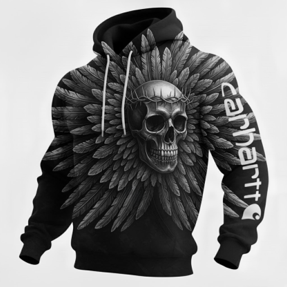 Vip men's effect loose casual Long sleeve hooded sweatshirt