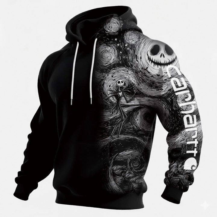 Premium self-designed casual hoodies classic pattern hooded sweatshirt