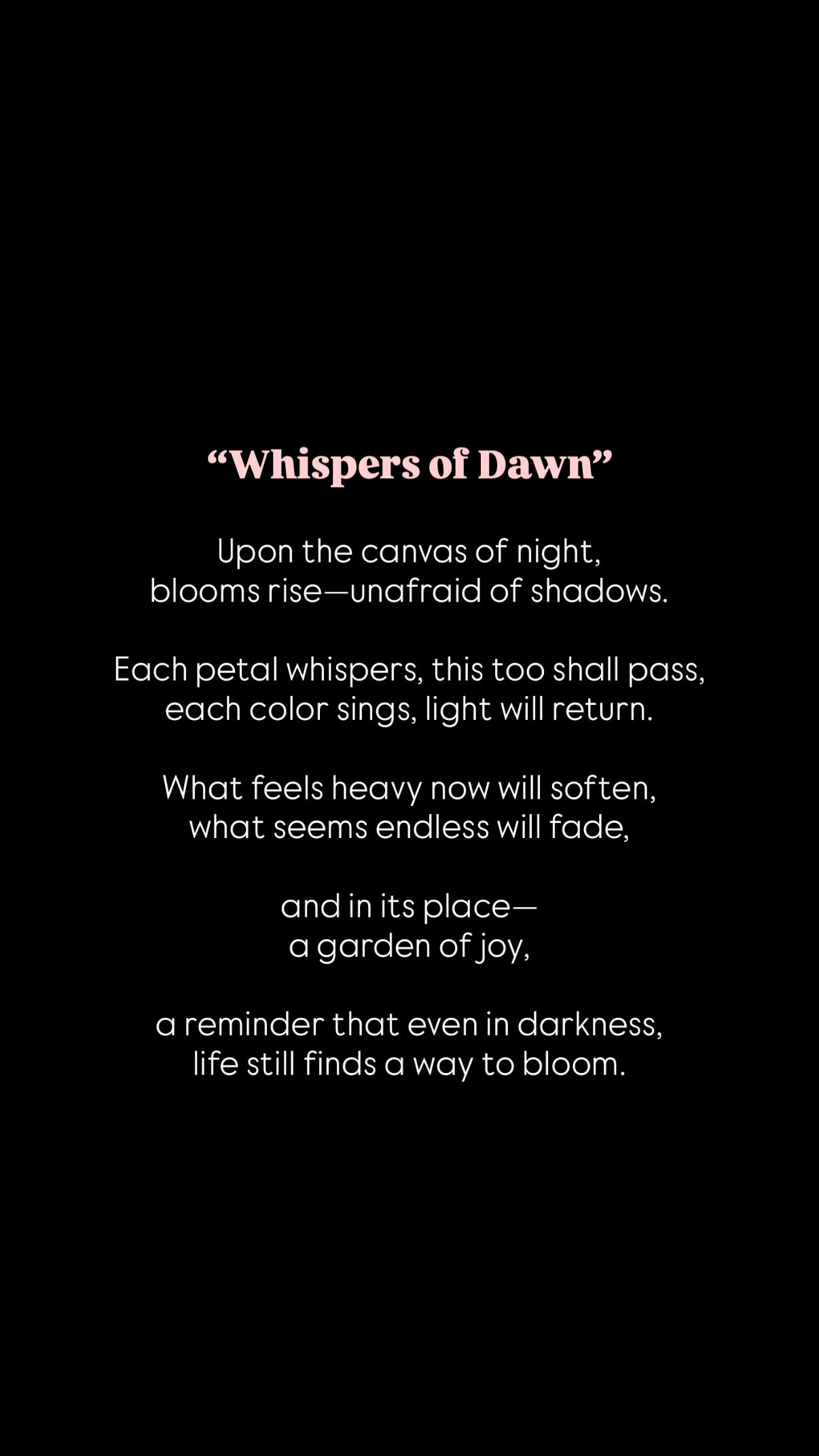 Whispers of Dawn