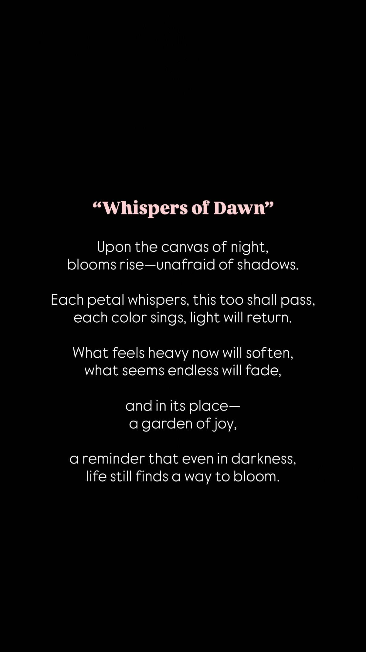 Whispers of Dawn