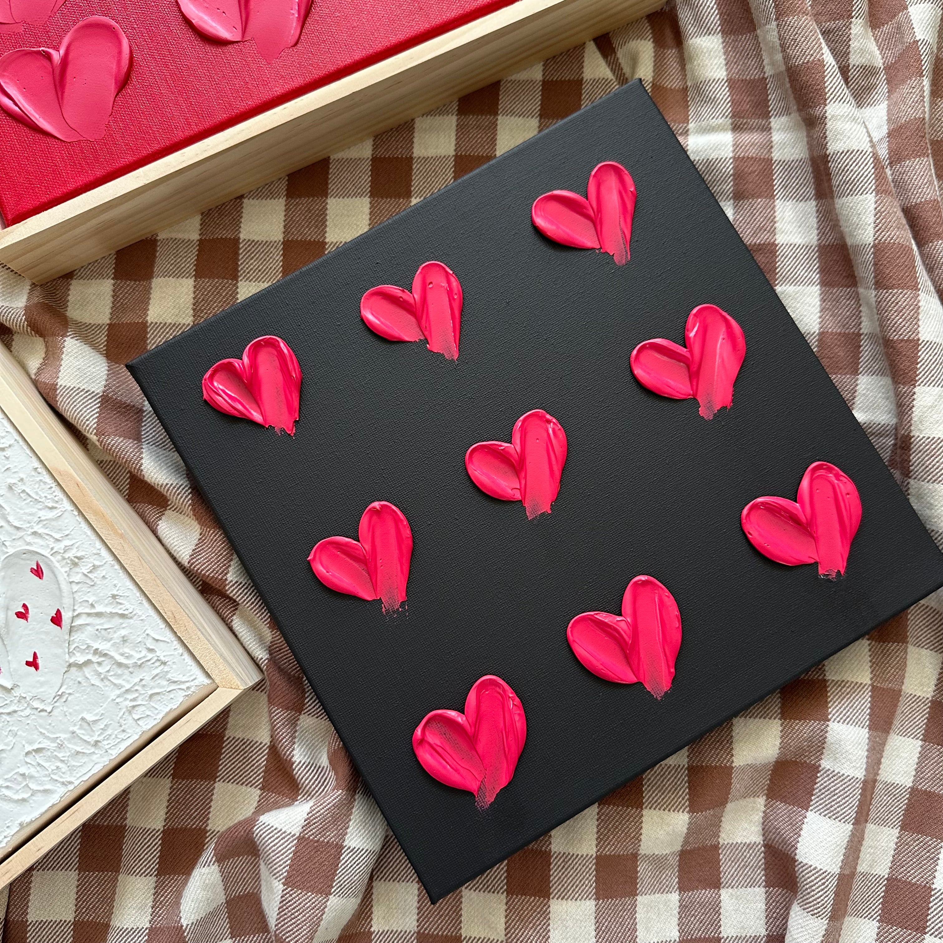 Textured Hearts Mini