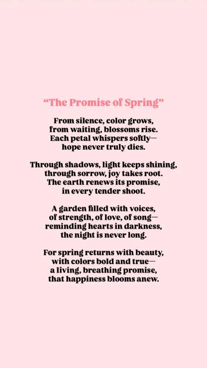 The Promise of Spring