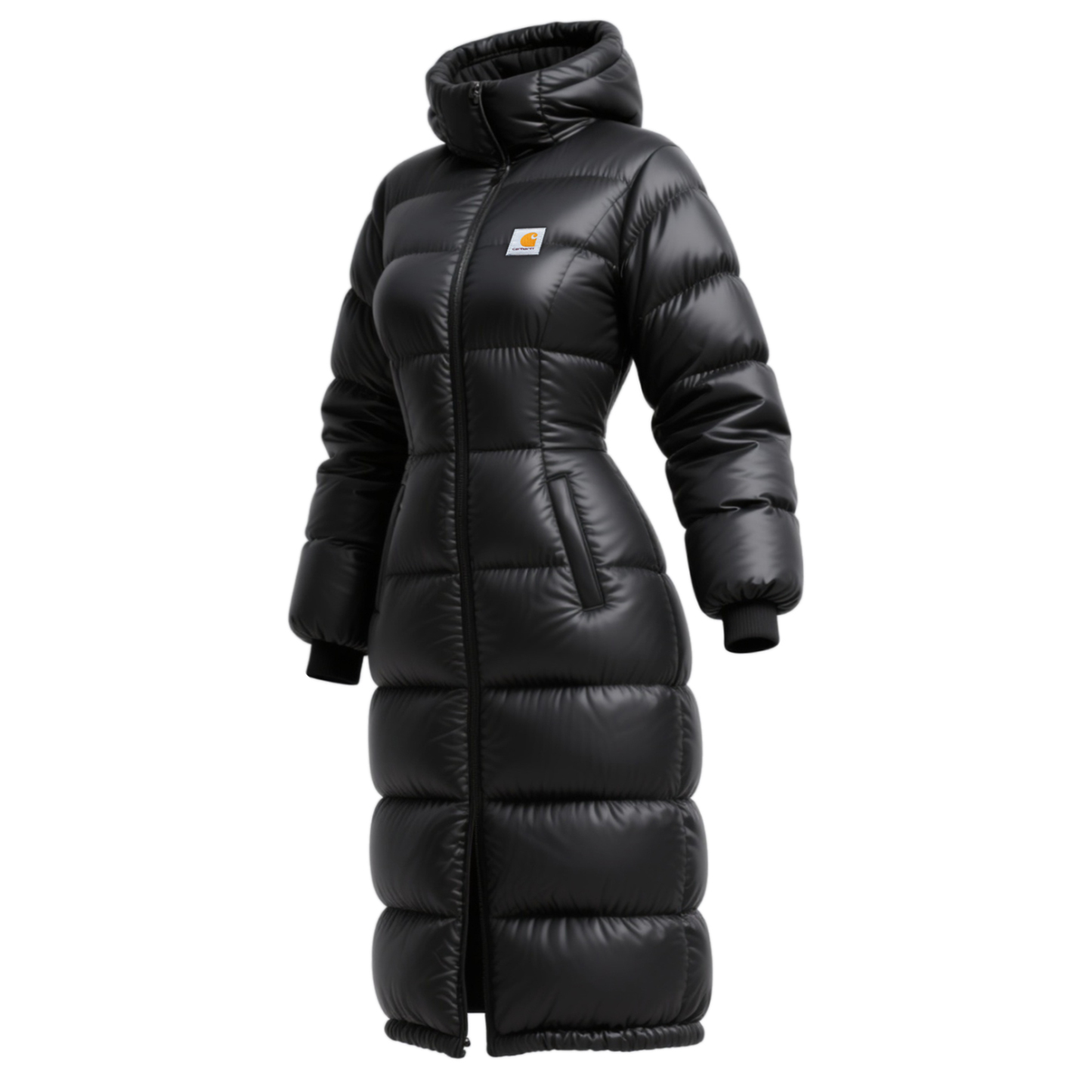 Women's Long Thick Hooded Jacket