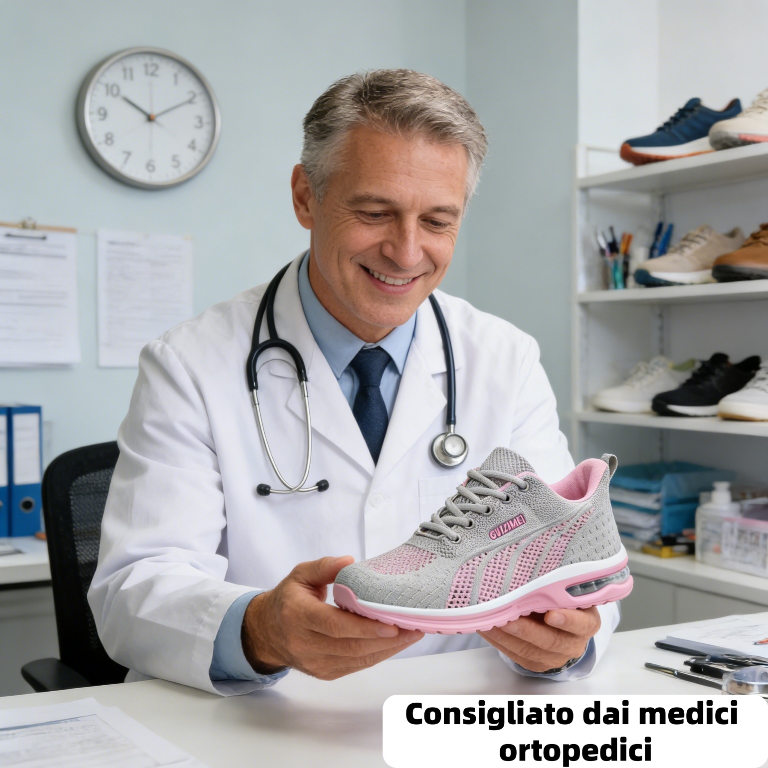 ⏰Ultimo giorno! Sconto del 70%! ✅ Scarpe ortopediche di qualità medica, appositamente progettate per problemi ai piedi, per alleviare il dolore alla schiena, alle articolazioni e ai piedi.