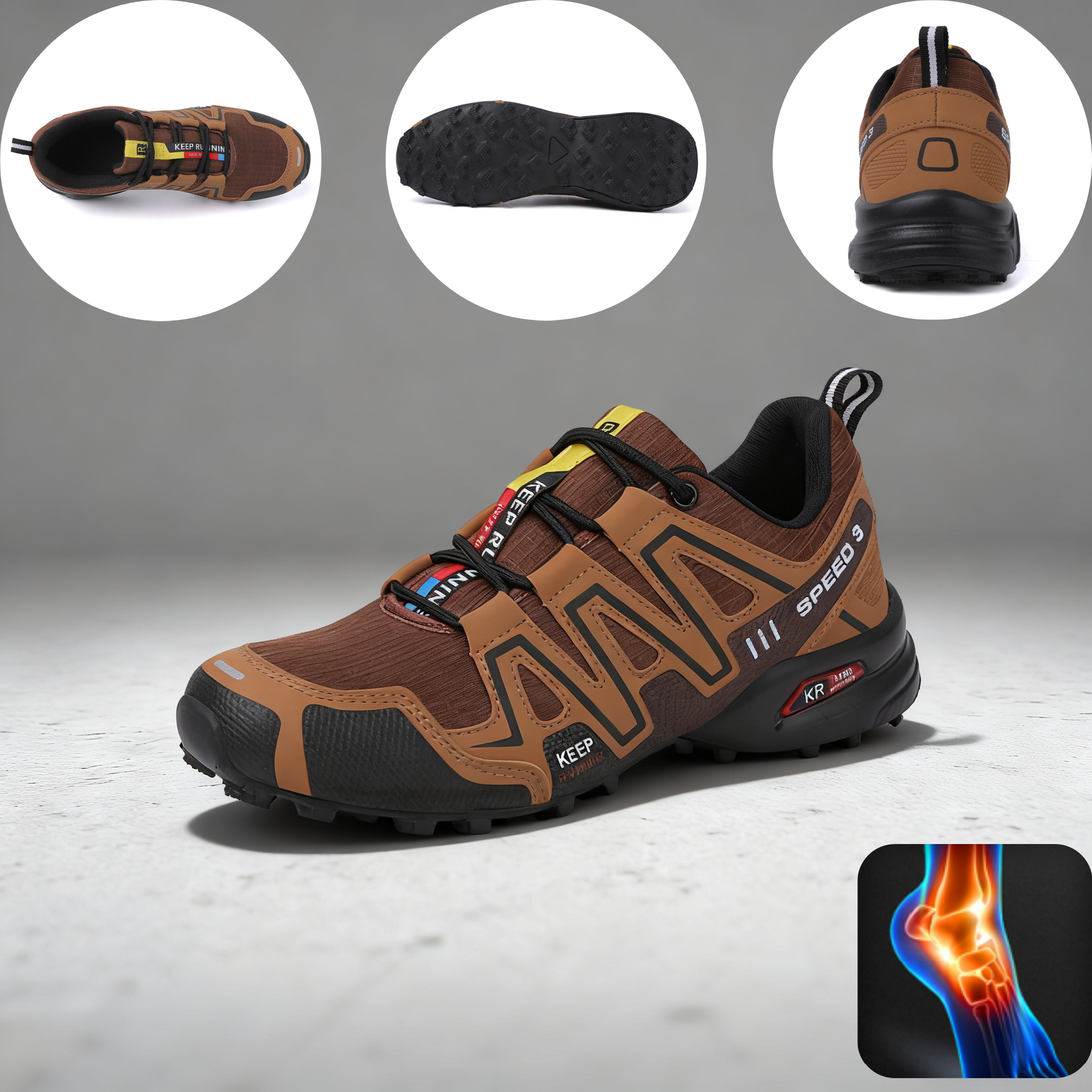 Scarpe ortopediche dal design ergonomico per dolori alla schiena, alle articolazioni e ai piedi - unisex