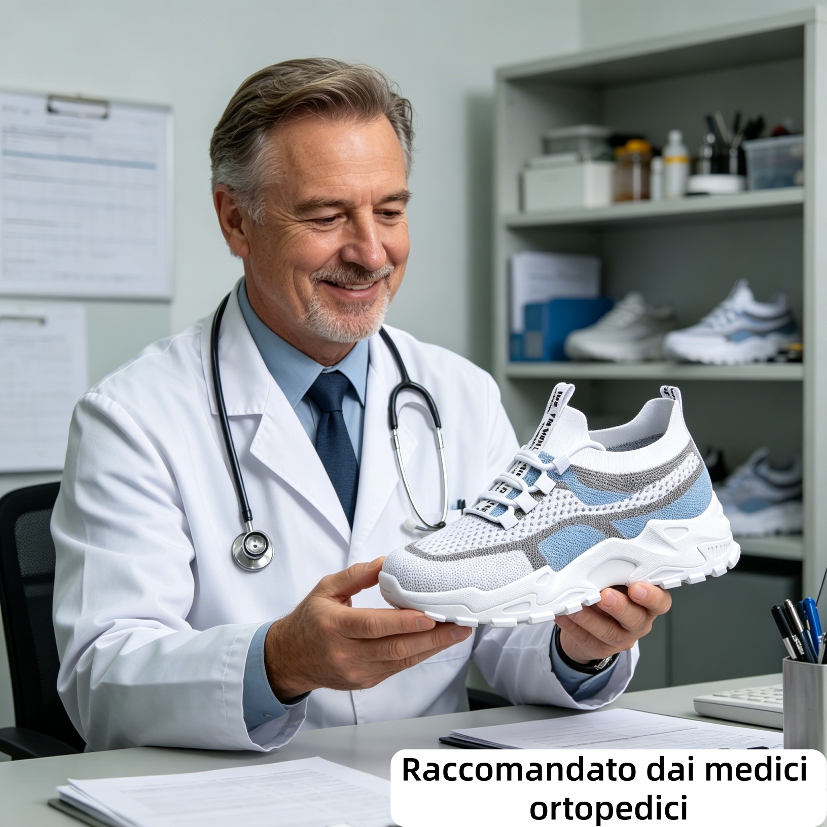 ⏰Ultimo giorno! Sconto del 70%! ✅ Scarpe ortopediche di qualità medica, appositamente progettate per problemi ai piedi, per alleviare il dolore alla schiena, alle articolazioni e ai piedi.