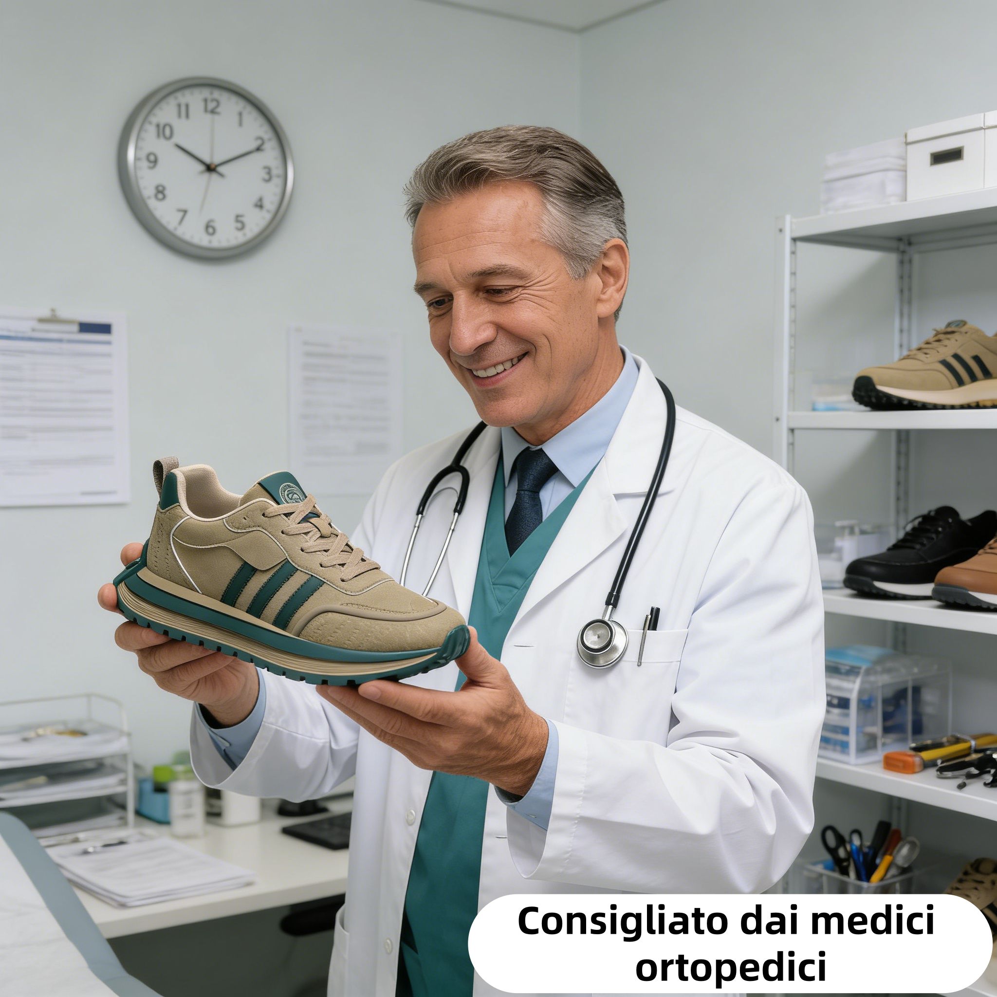🔥 Ultimo giorno! Risparmia il 69%! ⏰ Scarpe ortopediche da uomo dal design ergonomico ✅ Morbide, comode e con un supporto eccellente 🦶 - Allevia efficacemente il dolore ai piedi