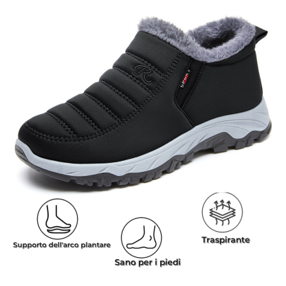 🔥Sconto del 67% oggi - Non perderlo!⏰Scarpa ortopedica invernale ergonomica per dolori a piedi, ginocchia e schiena - Unisex