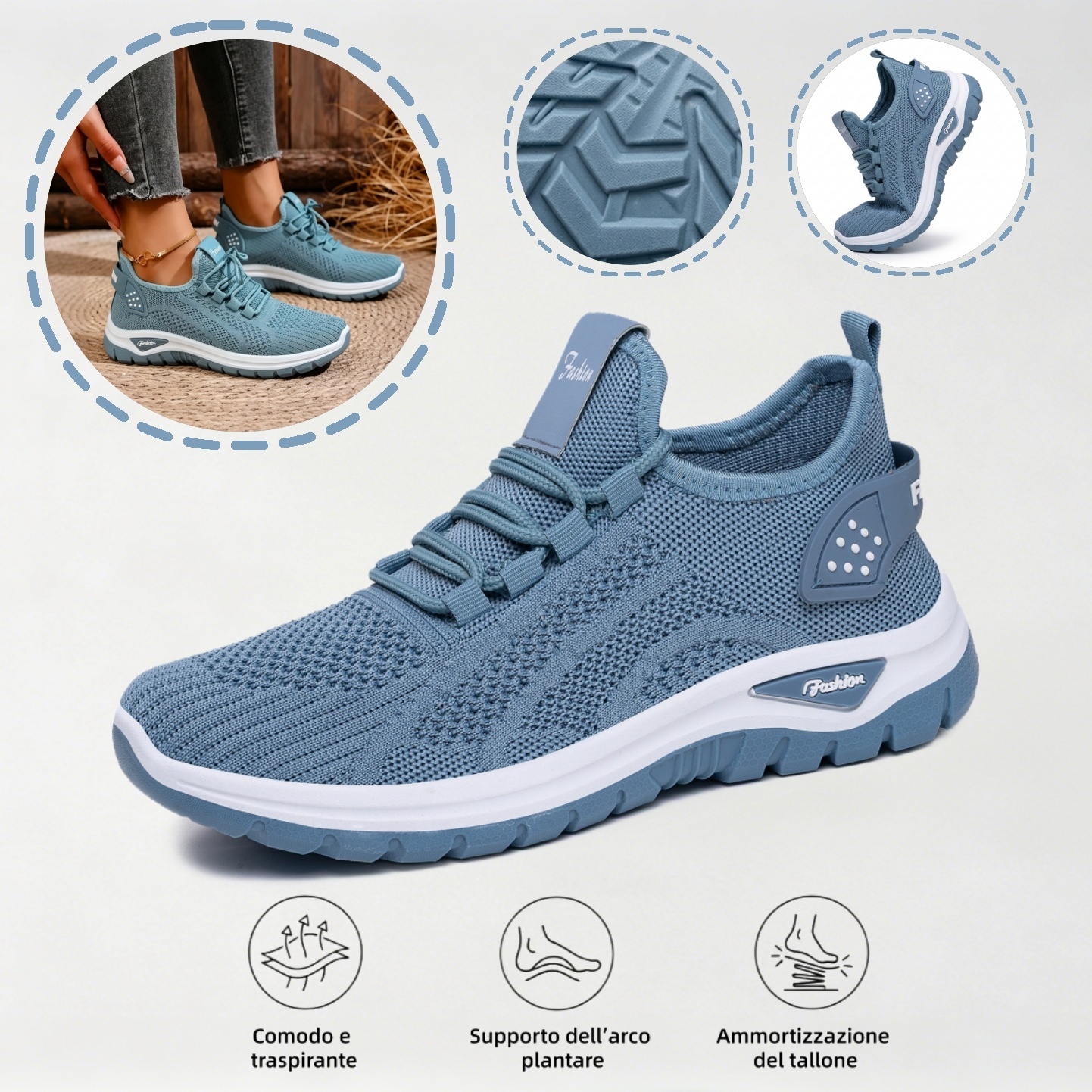 ⏰Ultimo giorno! Sconto del 70%! ✅ Scarpe ortopediche di qualità medica, appositamente progettate per problemi ai piedi, per alleviare il dolore alla schiena, alle articolazioni e ai piedi.