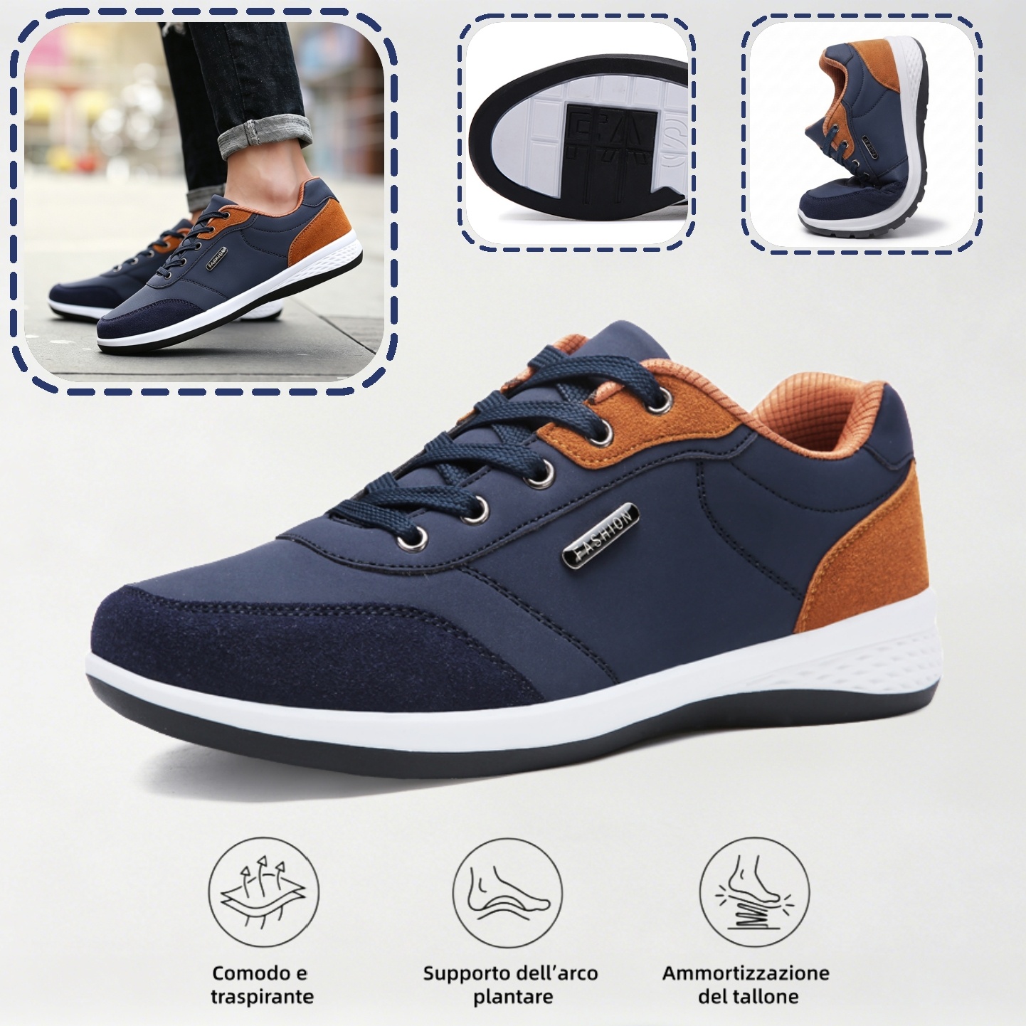 🔥 Ultimo giorno! Sconto del 70%!  ✅ Scarpe ortopediche dal design ergonomico per dolori alla schiena, alle articolazioni e ai piedi - unisex