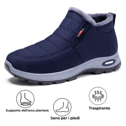 🔥Sconto del 67% oggi - Non perderlo!⏰Scarpa ortopedica invernale ergonomica per dolori a piedi, ginocchia e schiena - Unisex