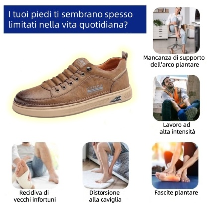 🎁Sconto del 67% a tempo limitato, non lasciartelo sfuggire! Scarpe in vera pelle eleganti, morbide e comode (supporto plantare per una camminata più facile)