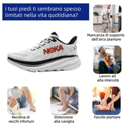 ⏰Ultimo giorno! Sconto del 67%! Non perderlo!  👟 Queste scarpe sono perfette per le attività che durano tutto il giorno. Il design con supporto dell'arco plantare riduce efficacemente l'affaticamento.