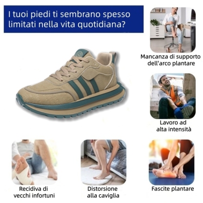 🔥 Ultimo giorno! Risparmia il 69%! ⏰ Scarpe ortopediche da uomo dal design ergonomico ✅ Morbide, comode e con un supporto eccellente 🦶 - Allevia efficacemente il dolore ai piedi