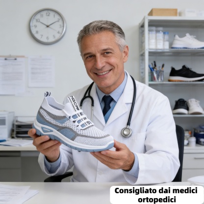 ⏰Ultimo giorno! Sconto del 70%! ✅ Scarpe ortopediche di qualità medica, appositamente progettate per problemi ai piedi, per alleviare il dolore alla schiena, alle articolazioni e ai piedi.