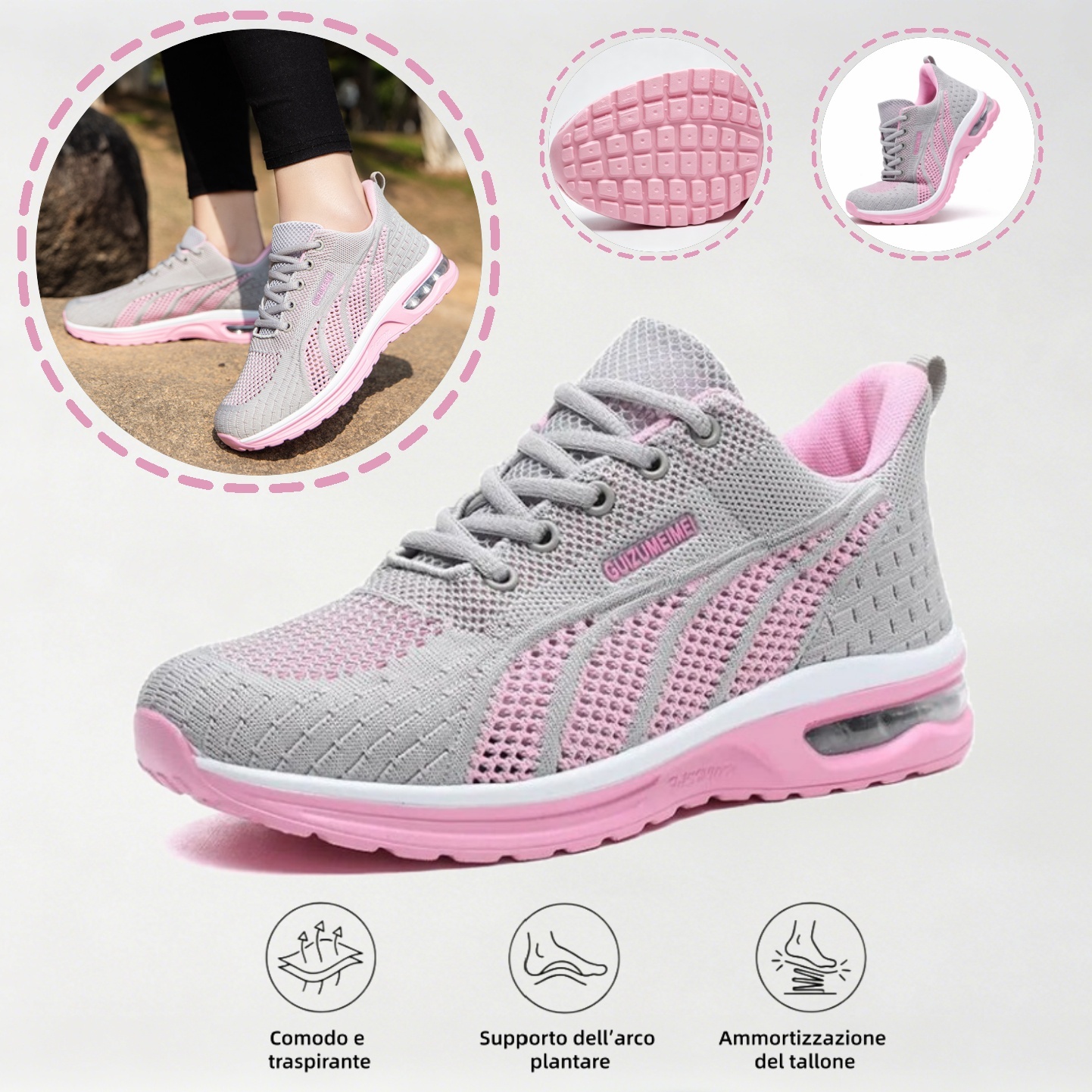 ⏰Ultimo giorno! Sconto del 70%! ✅ Scarpe ortopediche di qualità medica, appositamente progettate per problemi ai piedi, per alleviare il dolore alla schiena, alle articolazioni e ai piedi.