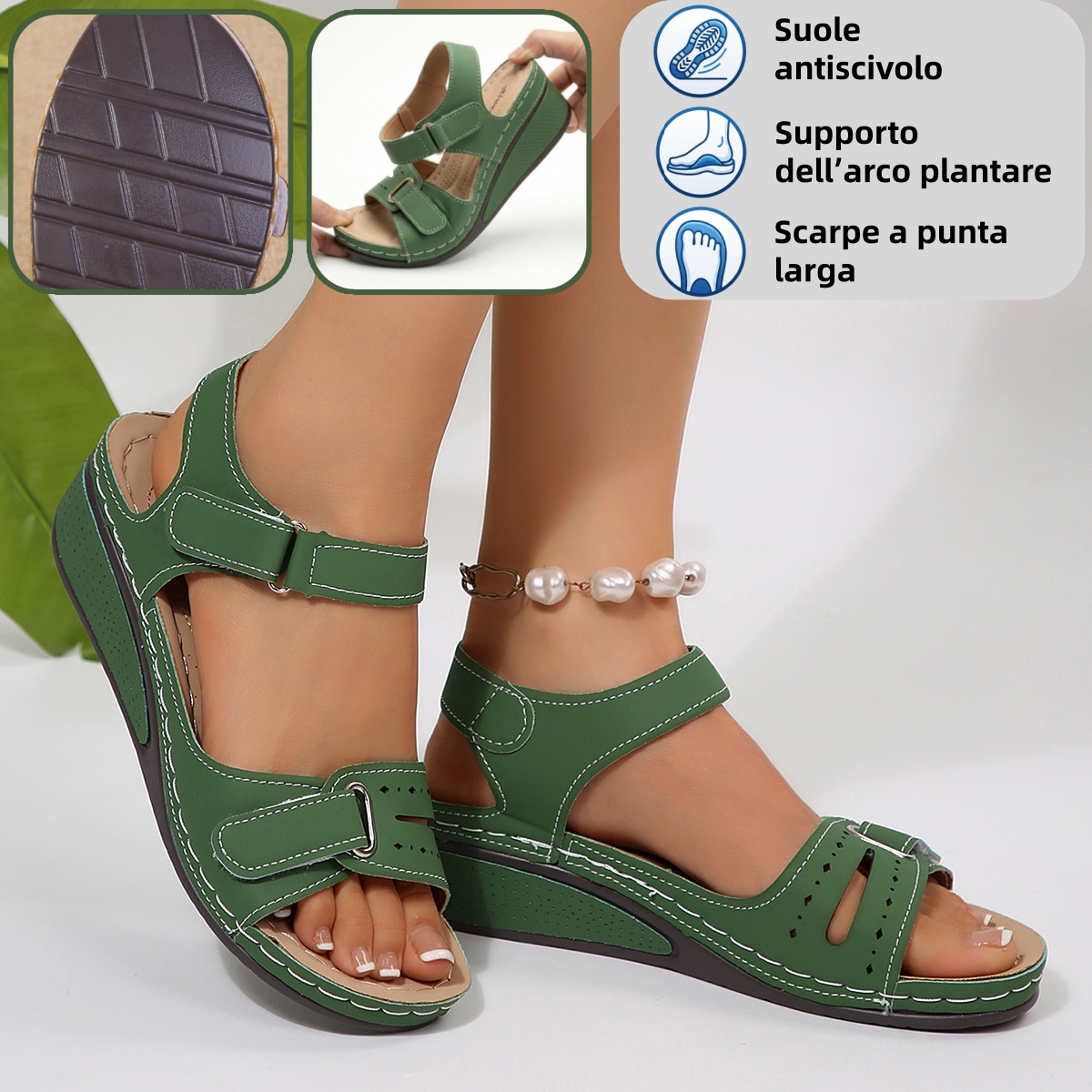 ⏰Ultimo giorno! Sconto del 70%! ✅ Scarpe ortopediche di qualità medica, appositamente progettate per problemi ai piedi, per alleviare il dolore alla schiena, alle articolazioni e ai piedi.